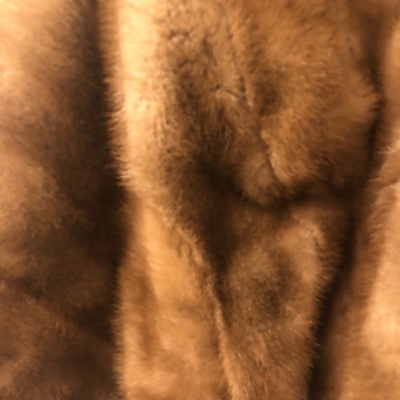 Vintage Fur Label Authority Mink Fur Cape OS - Picture 3 of 5